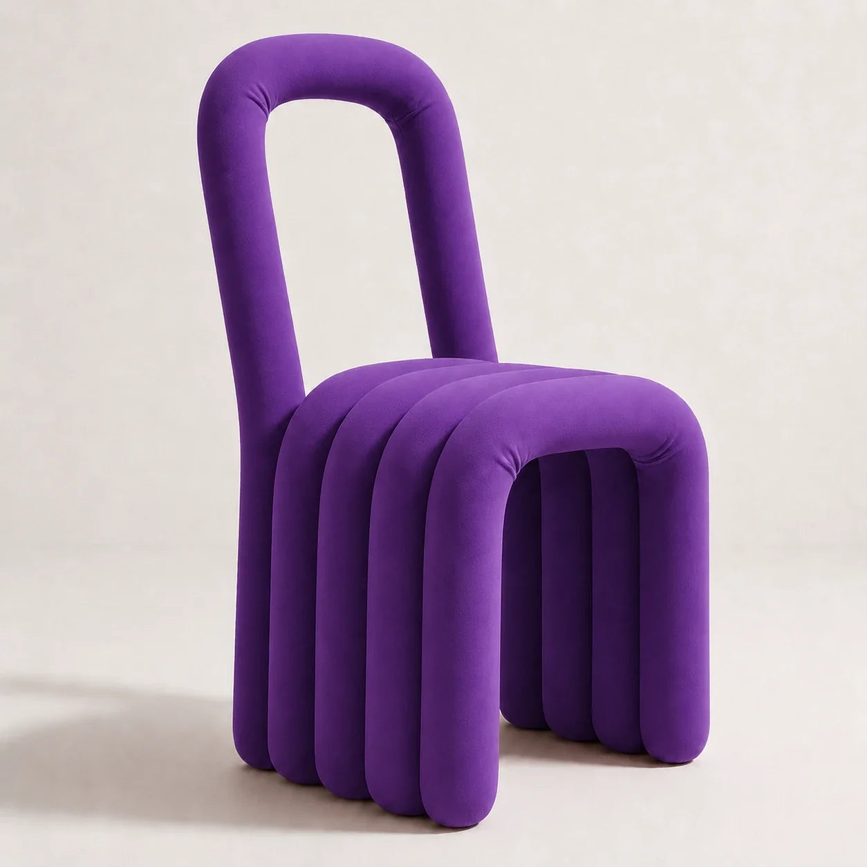 Luxury Modern Noodle Pipe Chair European Style for Villa