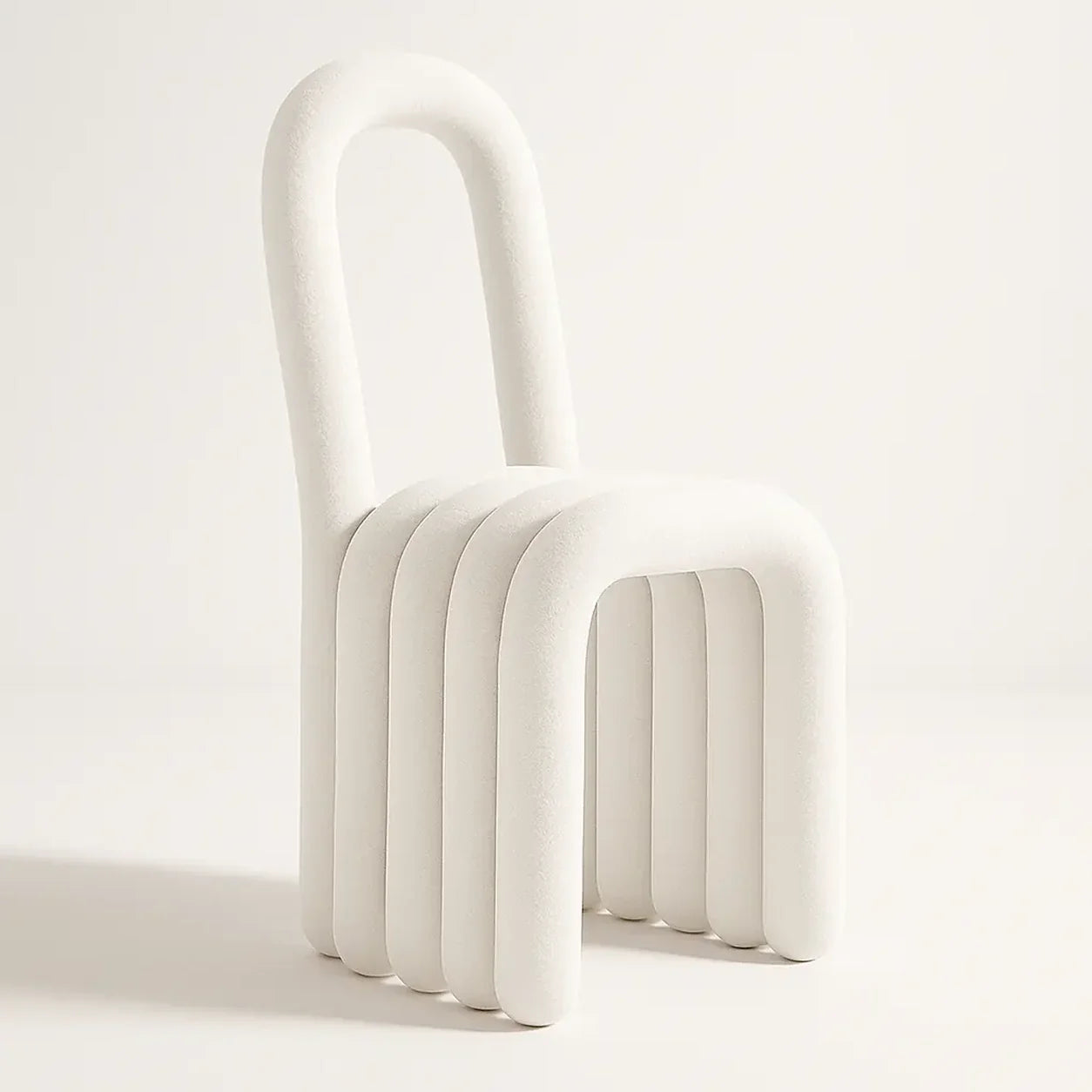 Luxury Modern Noodle Pipe Chair European Style for Villa