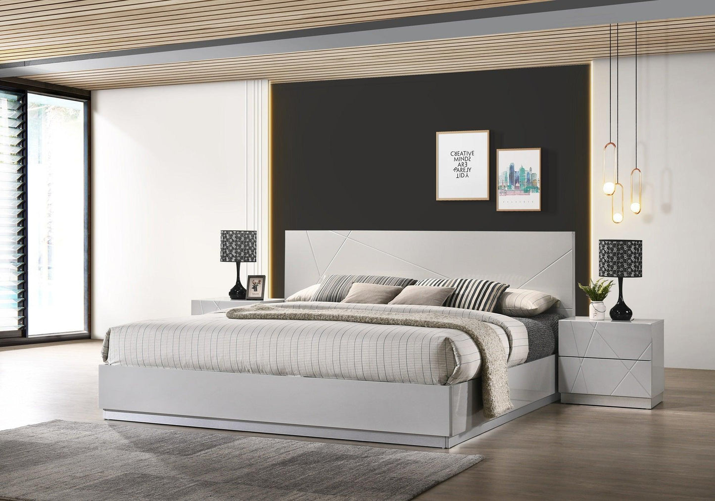 Luxury Modern Norman Bedroom Collection European Style for Villa
