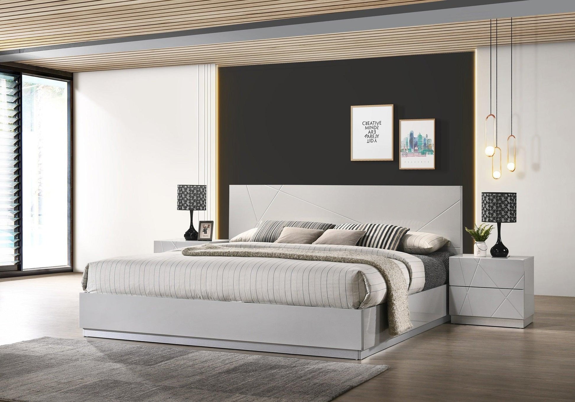 Luxury Modern Norman Bedroom Collection European Style for Villa