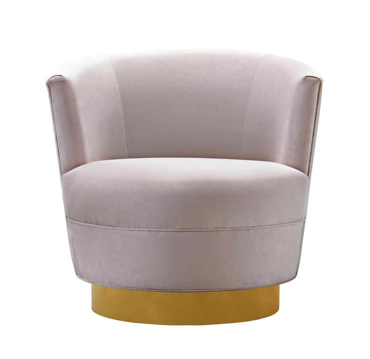 Luxury Modern Novak Velvet Swivel Chair European Style for Villa