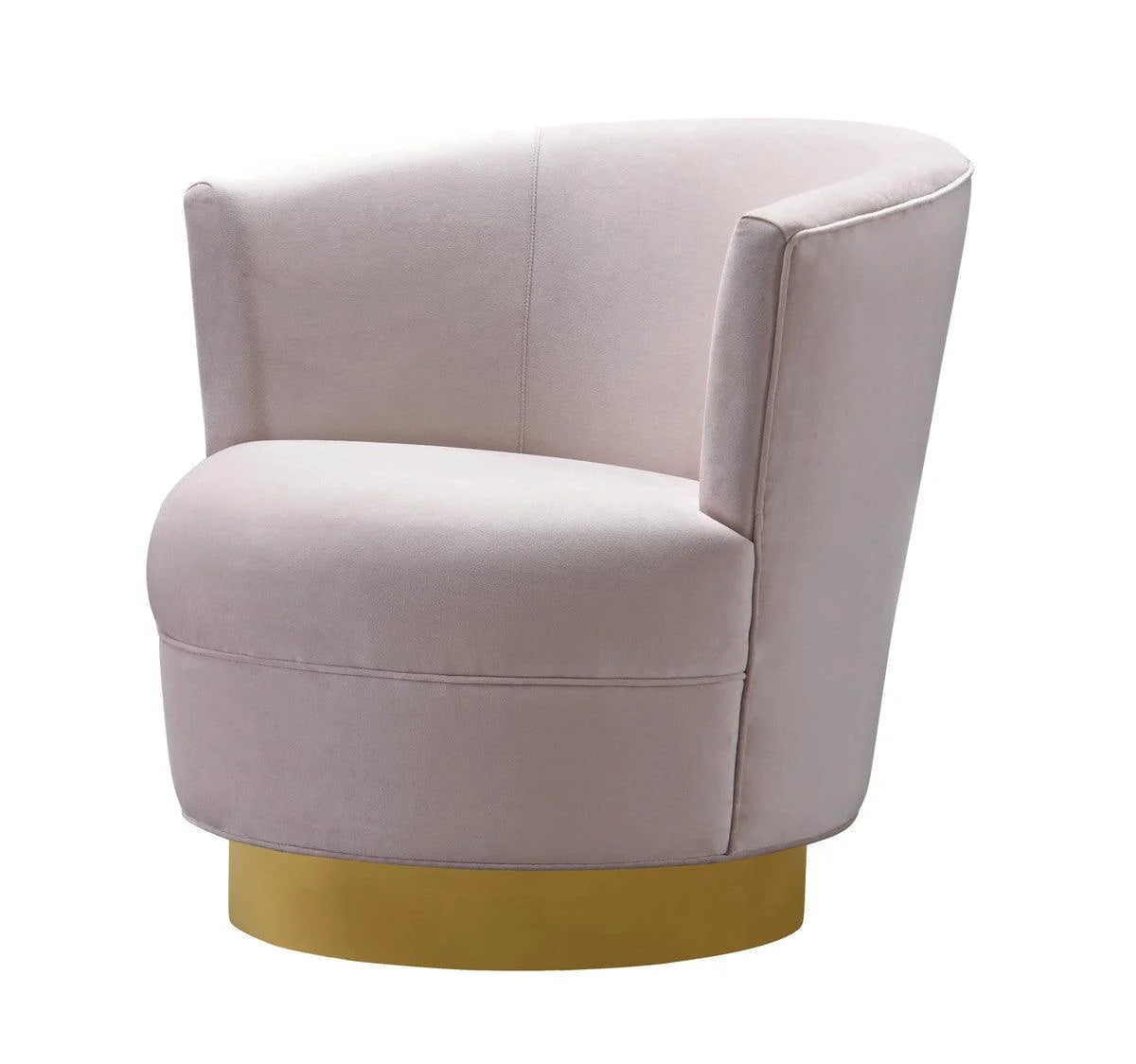 Luxury Modern Novak Velvet Swivel Chair European Style for Villa