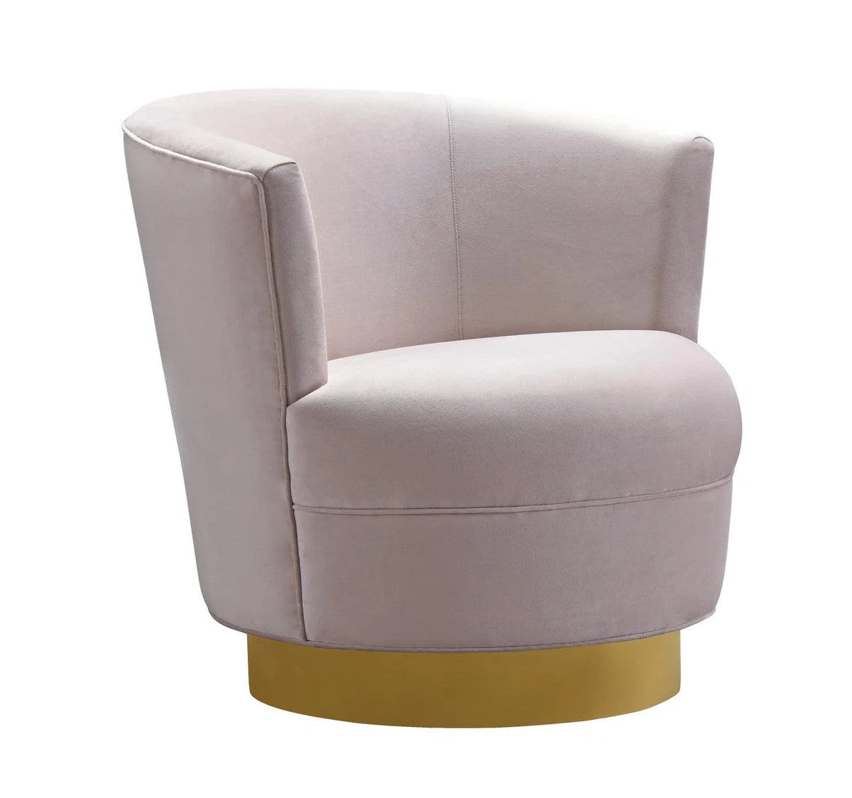 Luxury Modern Novak Velvet Swivel Chair European Style for Villa