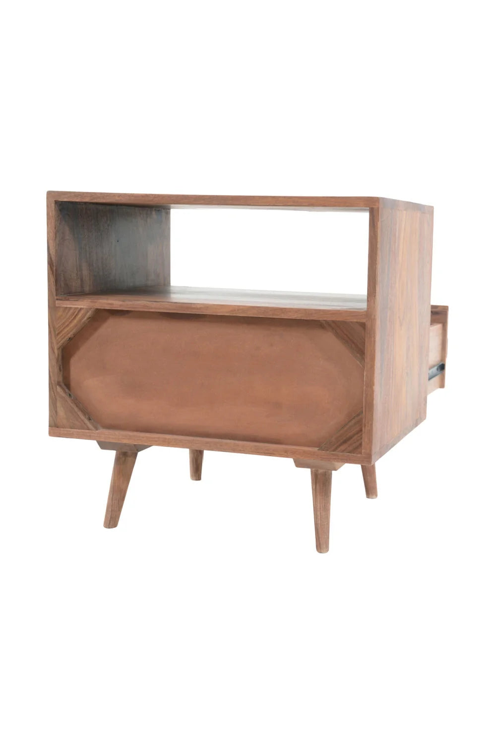Luxury Modern O2 1-Drawer Nightstand European Style for Villa
