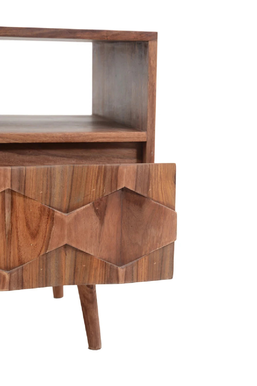 Luxury Modern O2 1-Drawer Nightstand European Style for Villa
