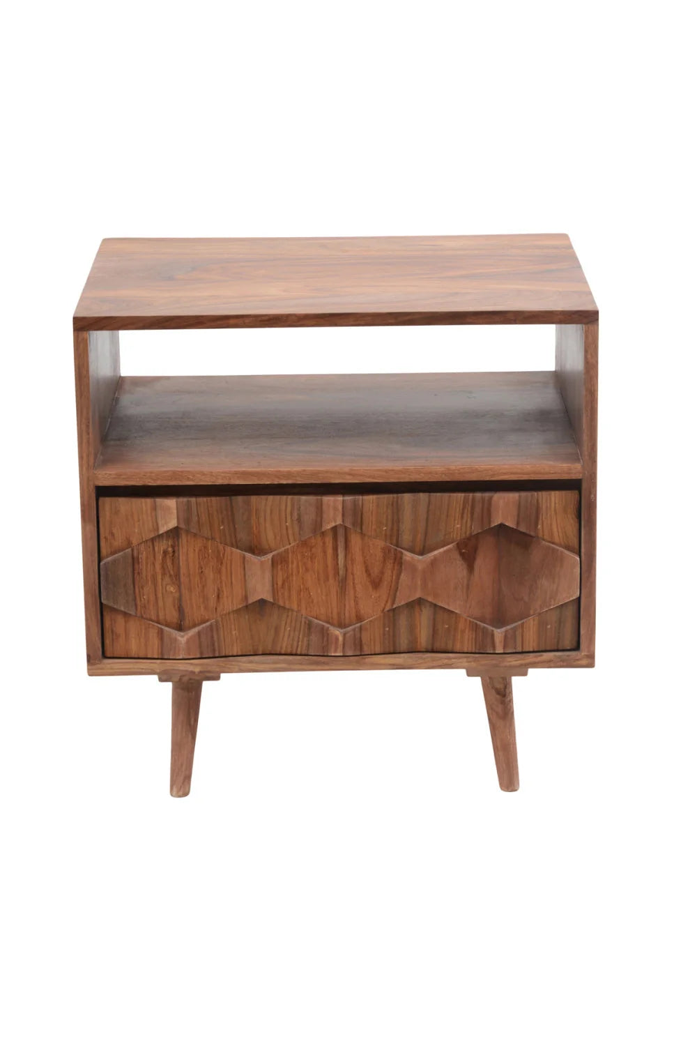 Luxury Modern O2 1-Drawer Nightstand European Style for Villa