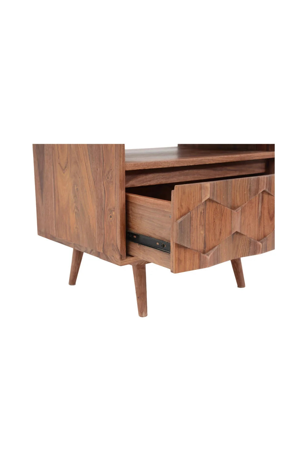 Luxury Modern O2 1-Drawer Nightstand European Style for Villa
