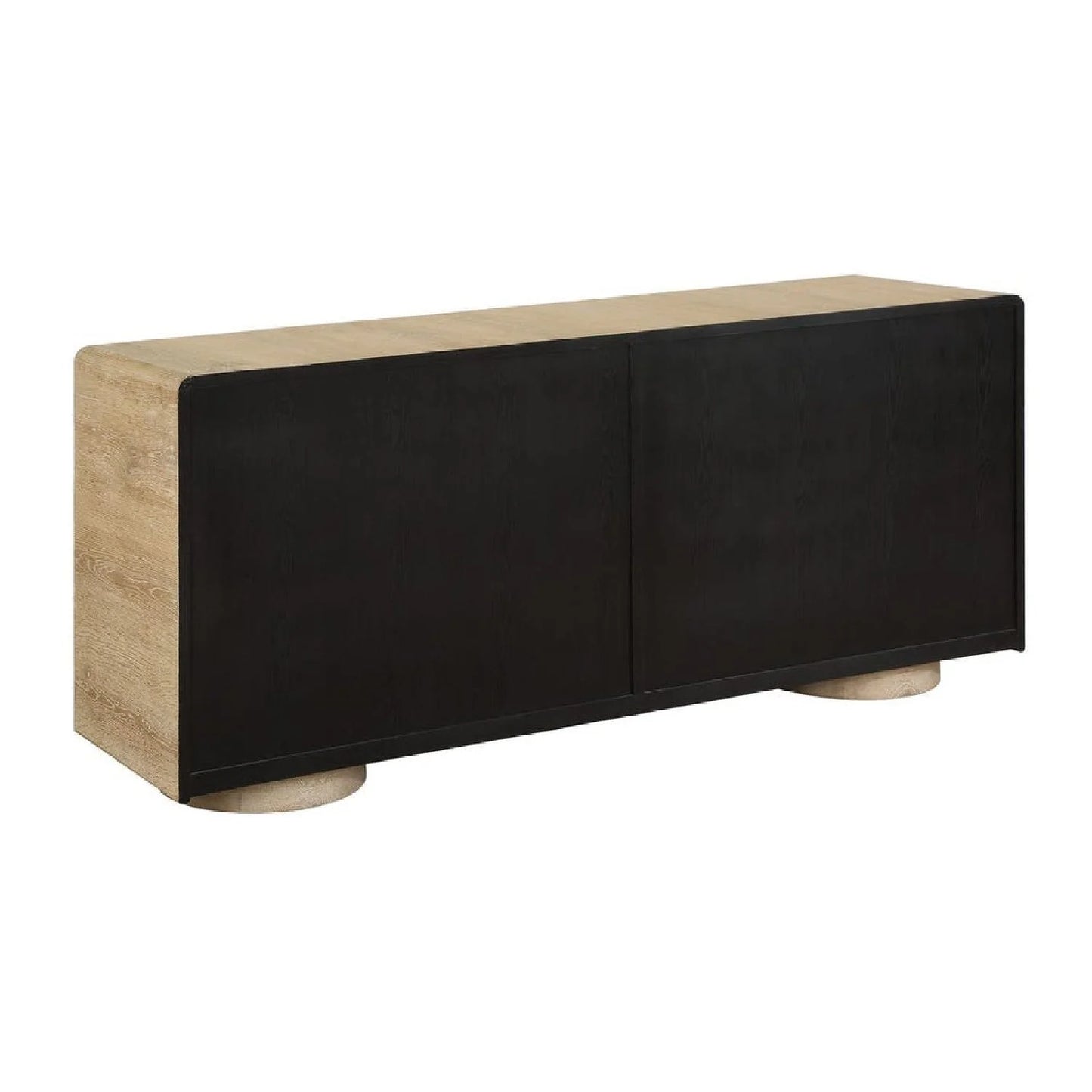 Luxury Modern Oak 4-Door Cabinet European Style for Villa
