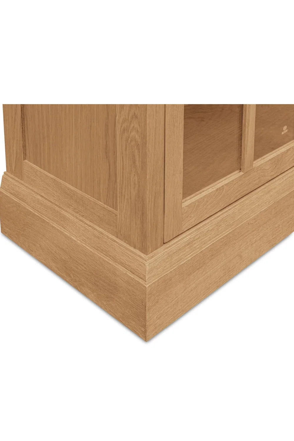 Luxury Modern Oak 4-Door Tall Cabinet European Style for Villa