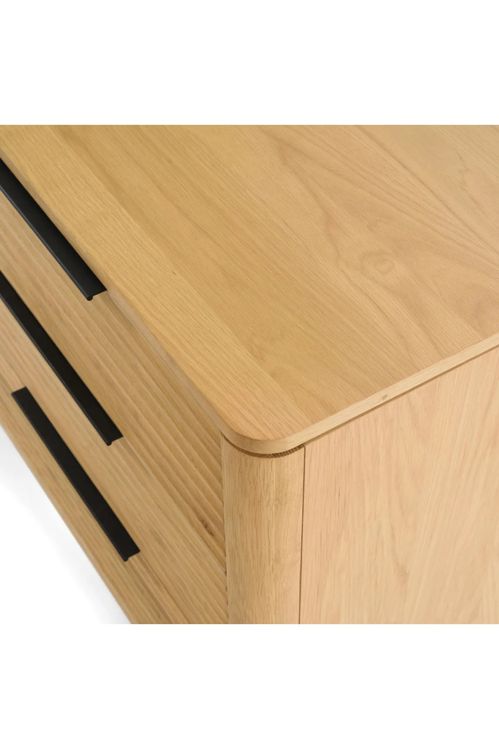 Luxury Modern Oak 6-Drawer Dresser European Style for Villa