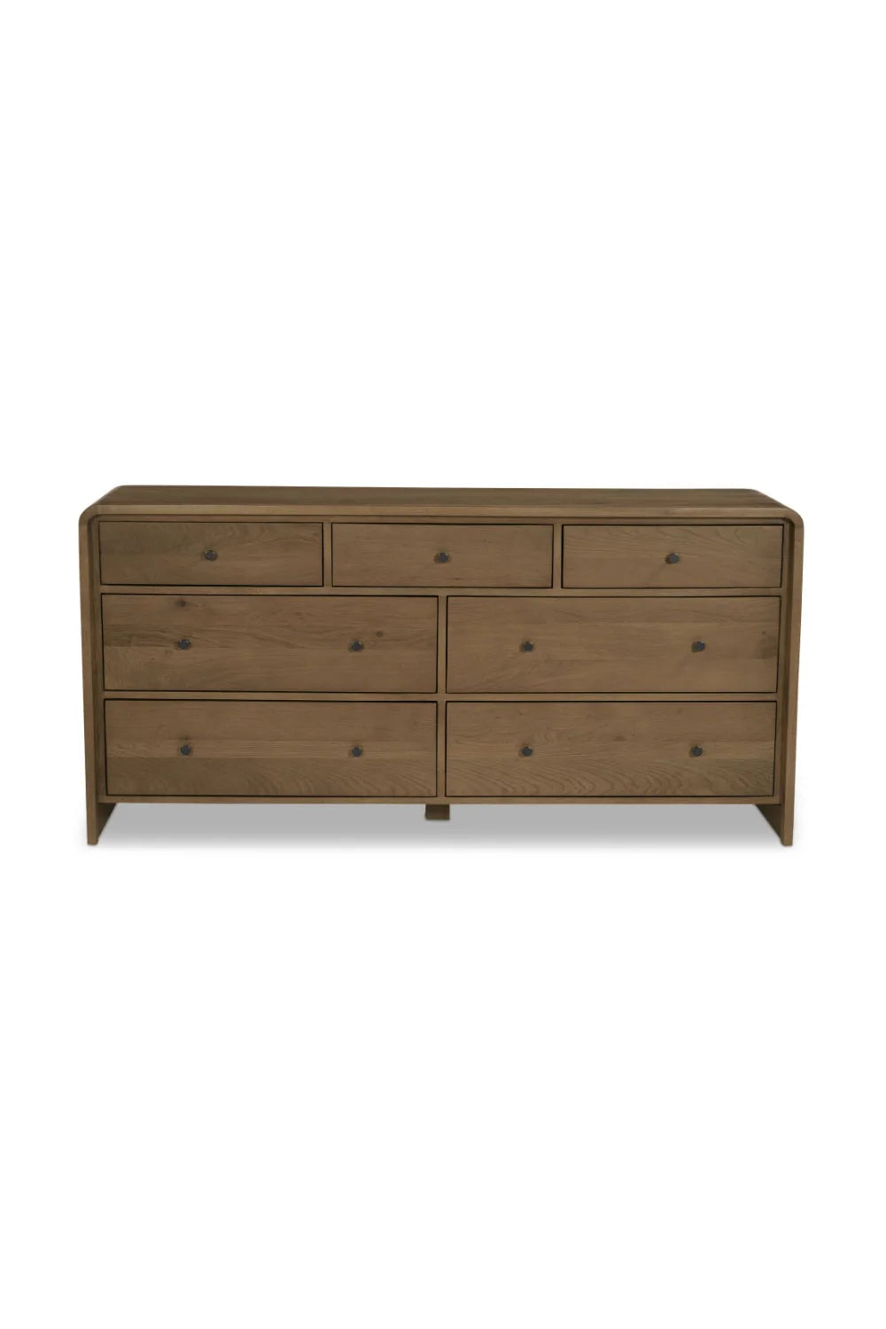 Luxury Modern Oak 7-Drawer Dresser European Style for Villa