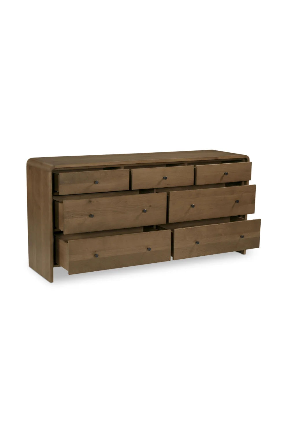 Luxury Modern Oak 7-Drawer Dresser European Style for Villa