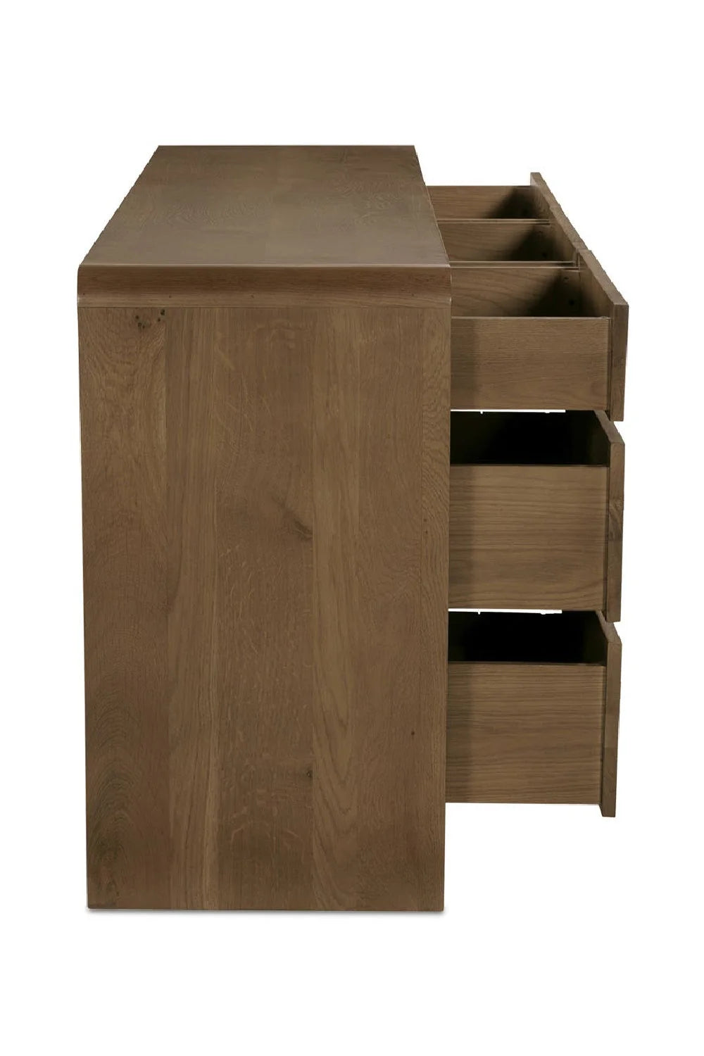 Luxury Modern Oak 7-Drawer Dresser European Style for Villa
