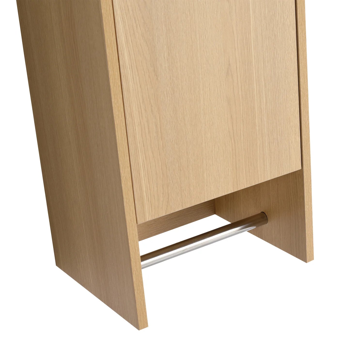 Luxury Modern Oak Bathroom Side Cabinet European Style for Villa