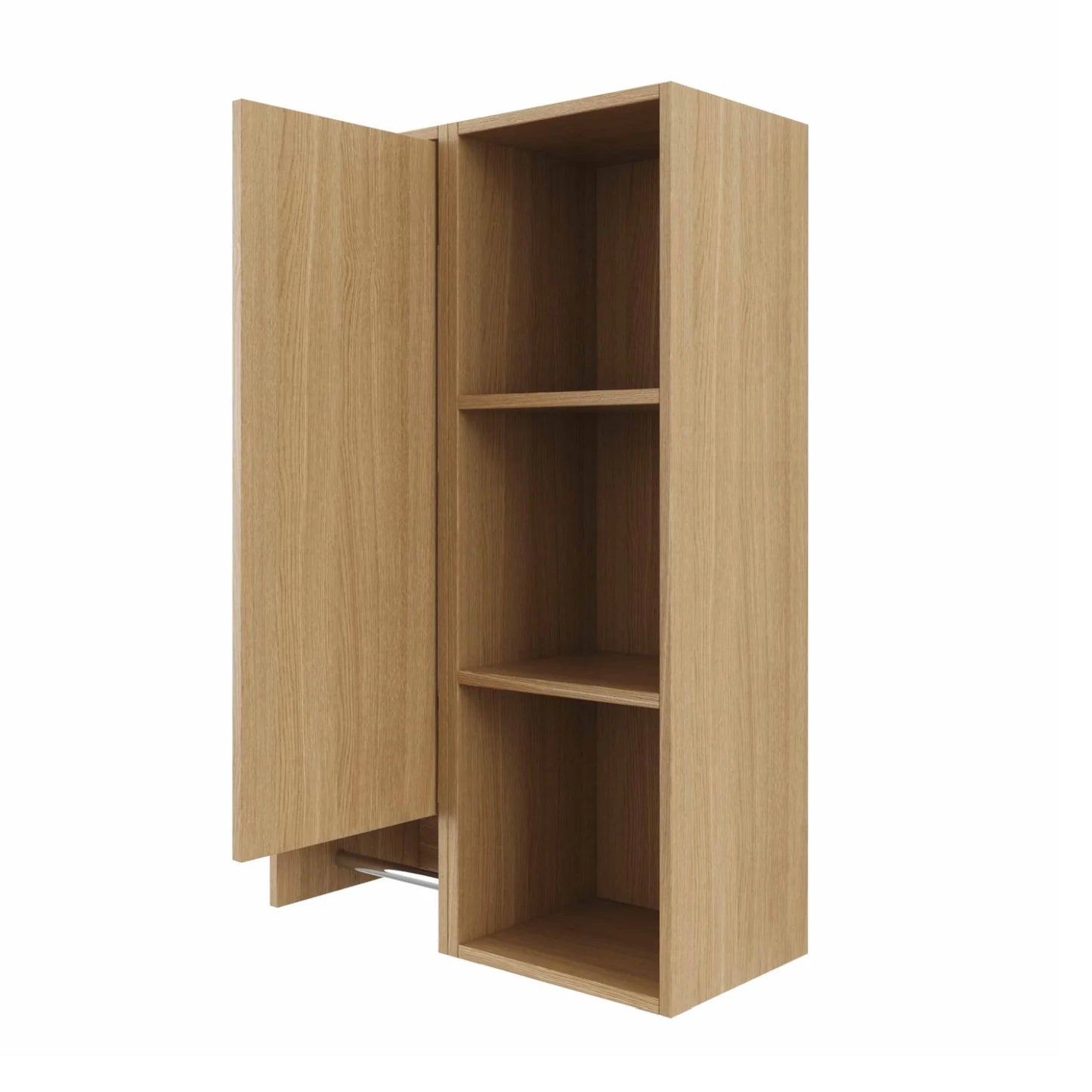 Luxury Modern Oak Bathroom Side Cabinet European Style for Villa