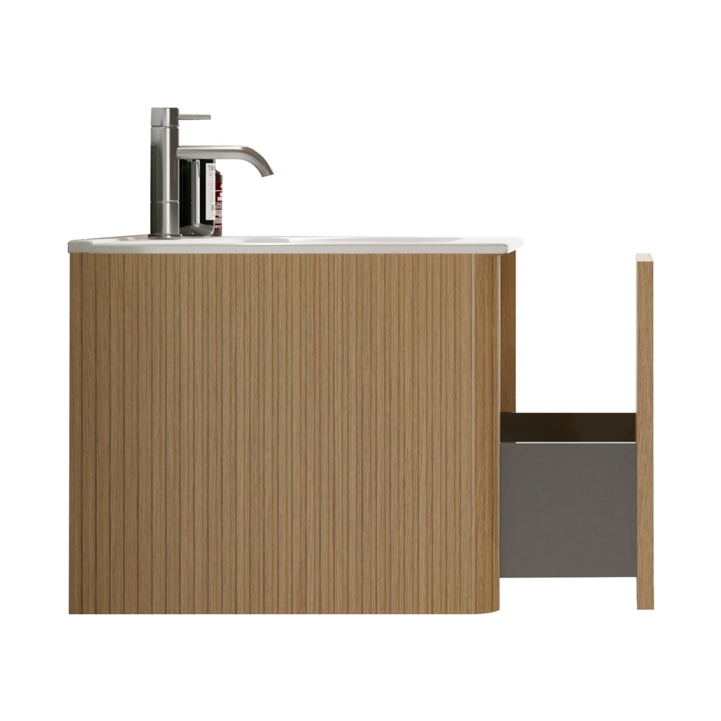 Luxury Modern Oak Bathroom Vanity European Style for Villa