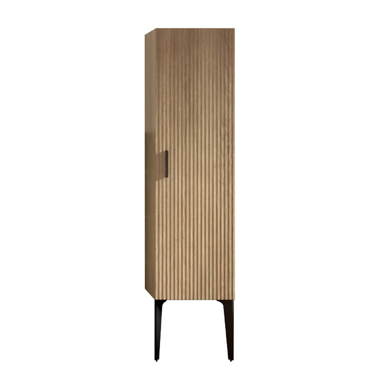 Luxury Modern Oak Freestanding Side Cabinet European Style for Villa