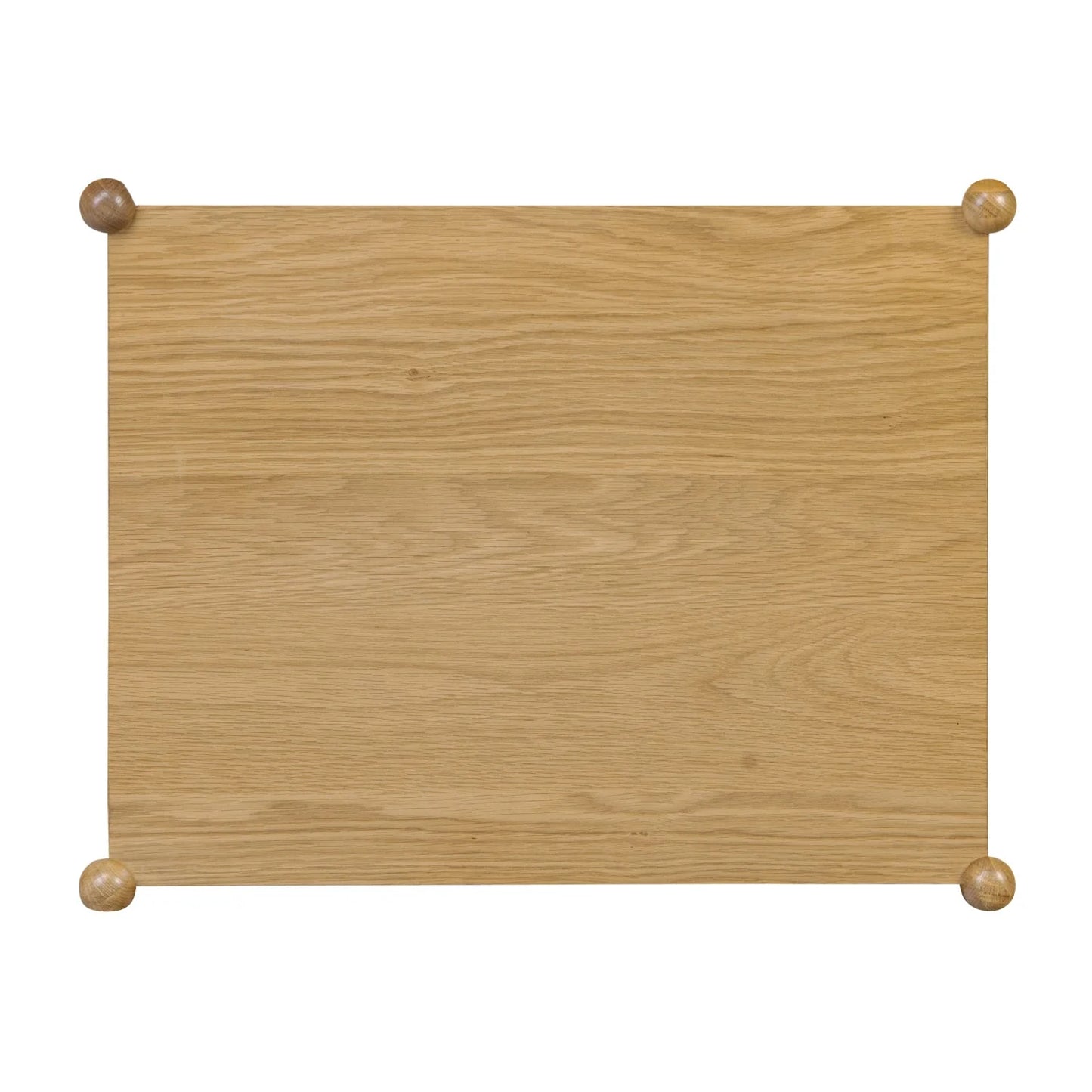 Luxury Modern Oak Veneer 1-Drawer Nightstand European Style for Villa