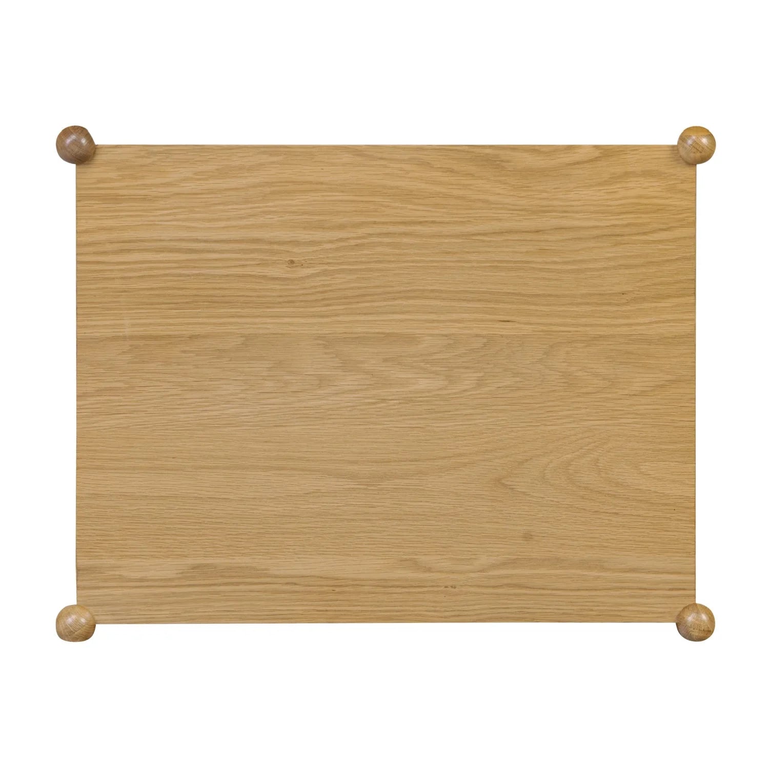 Luxury Modern Oak Veneer 1-Drawer Nightstand European Style for Villa