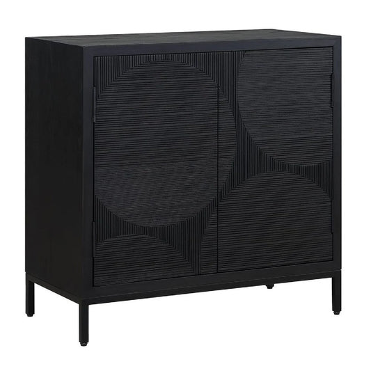 Luxury Modern Oak Wood 2-Door Cabinet European Style for Villa