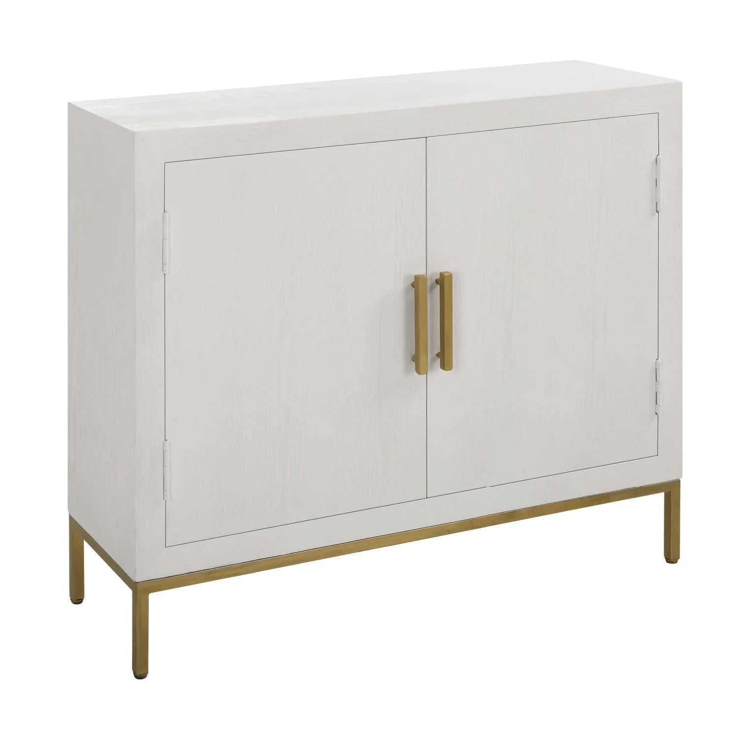 Luxury Modern Oak Wood 2-Door Cabinet European Style for Villa