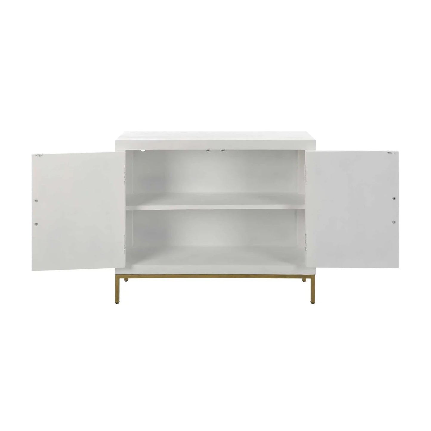 Luxury Modern Oak Wood 2-Door Cabinet European Style for Villa