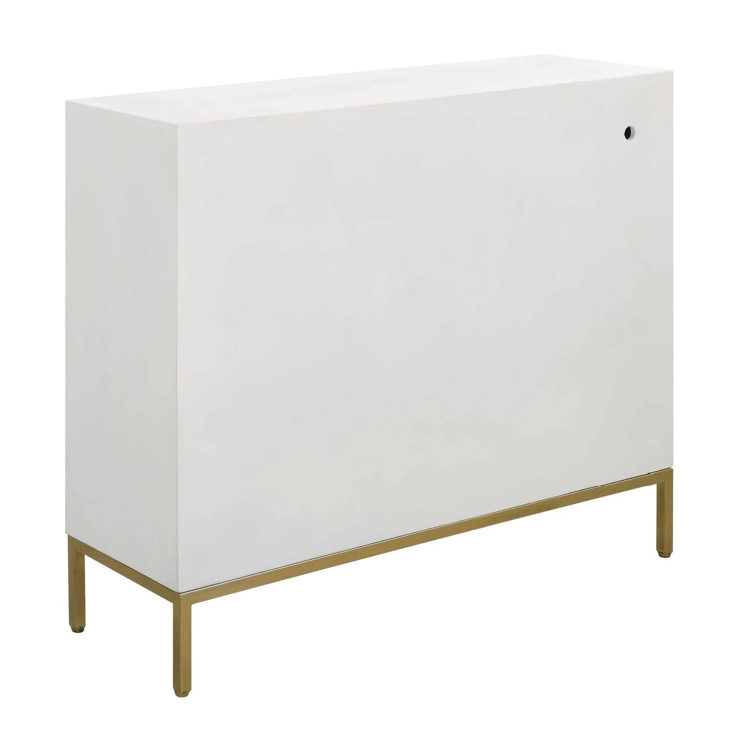 Luxury Modern Oak Wood 2-Door Cabinet European Style for Villa