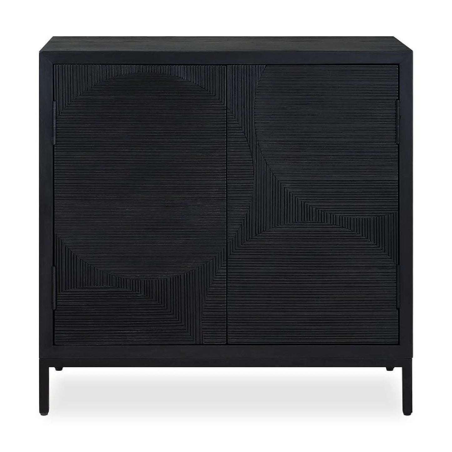 Luxury Modern Oak Wood 2-Door Cabinet European Style for Villa