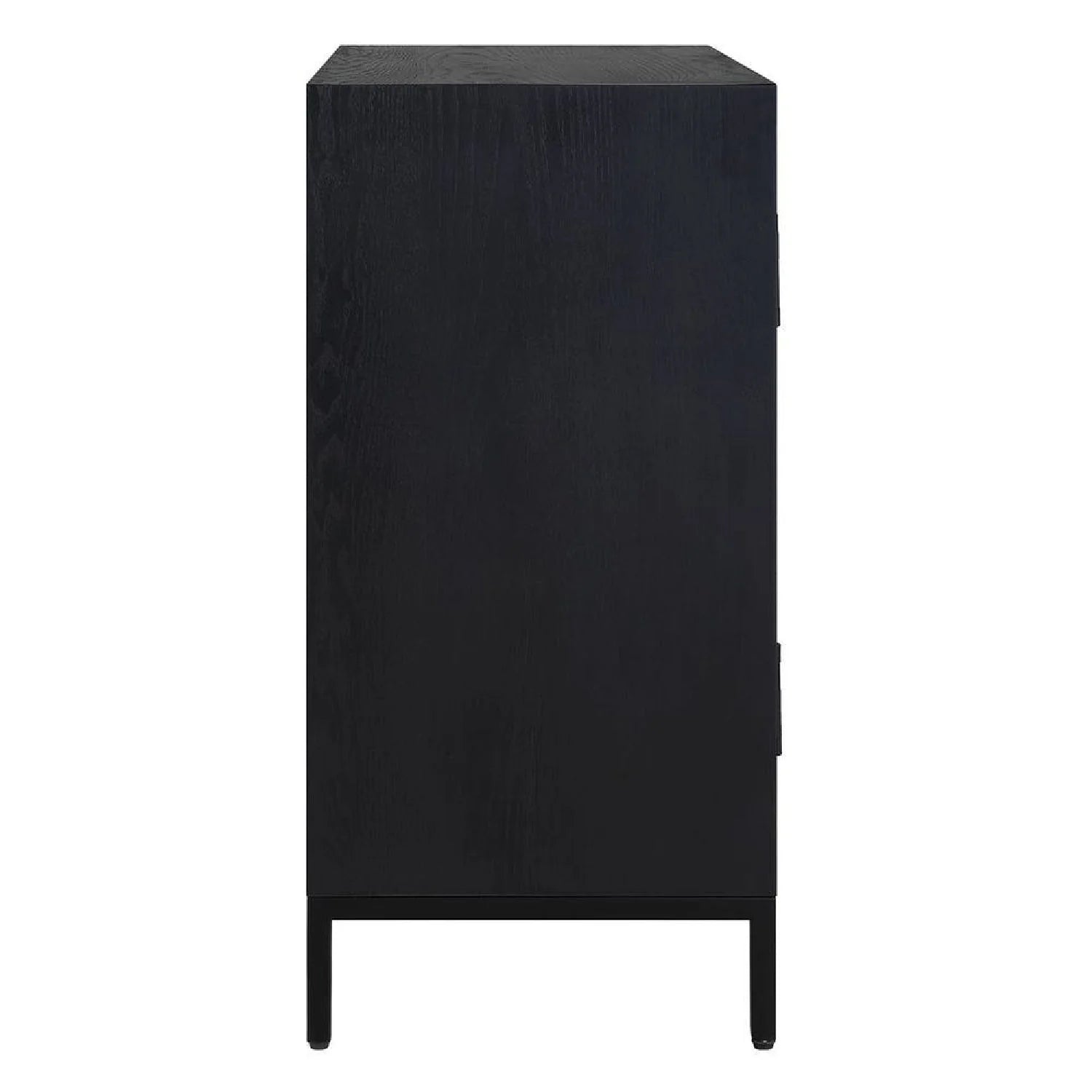 Luxury Modern Oak Wood 2-Door Cabinet European Style for Villa
