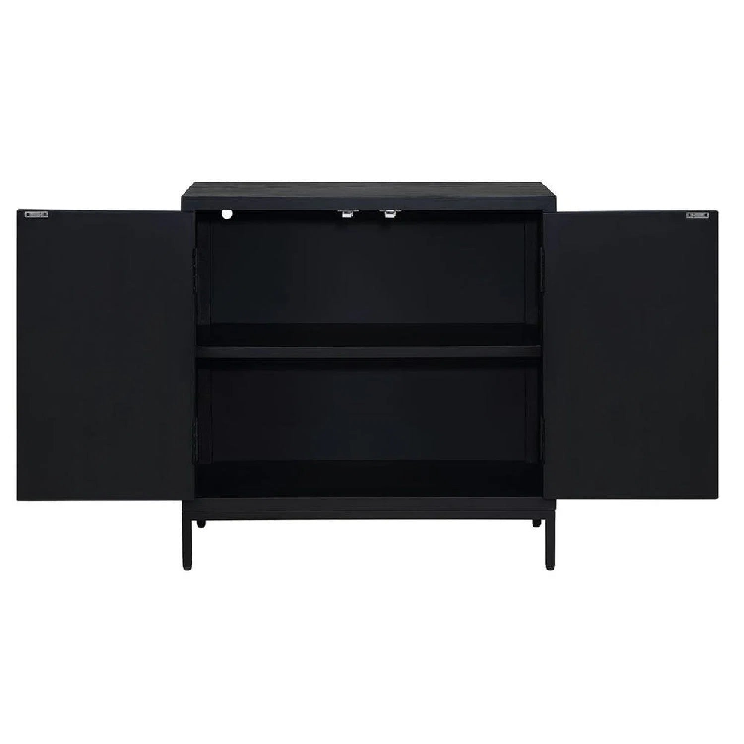 Luxury Modern Oak Wood 2-Door Cabinet European Style for Villa