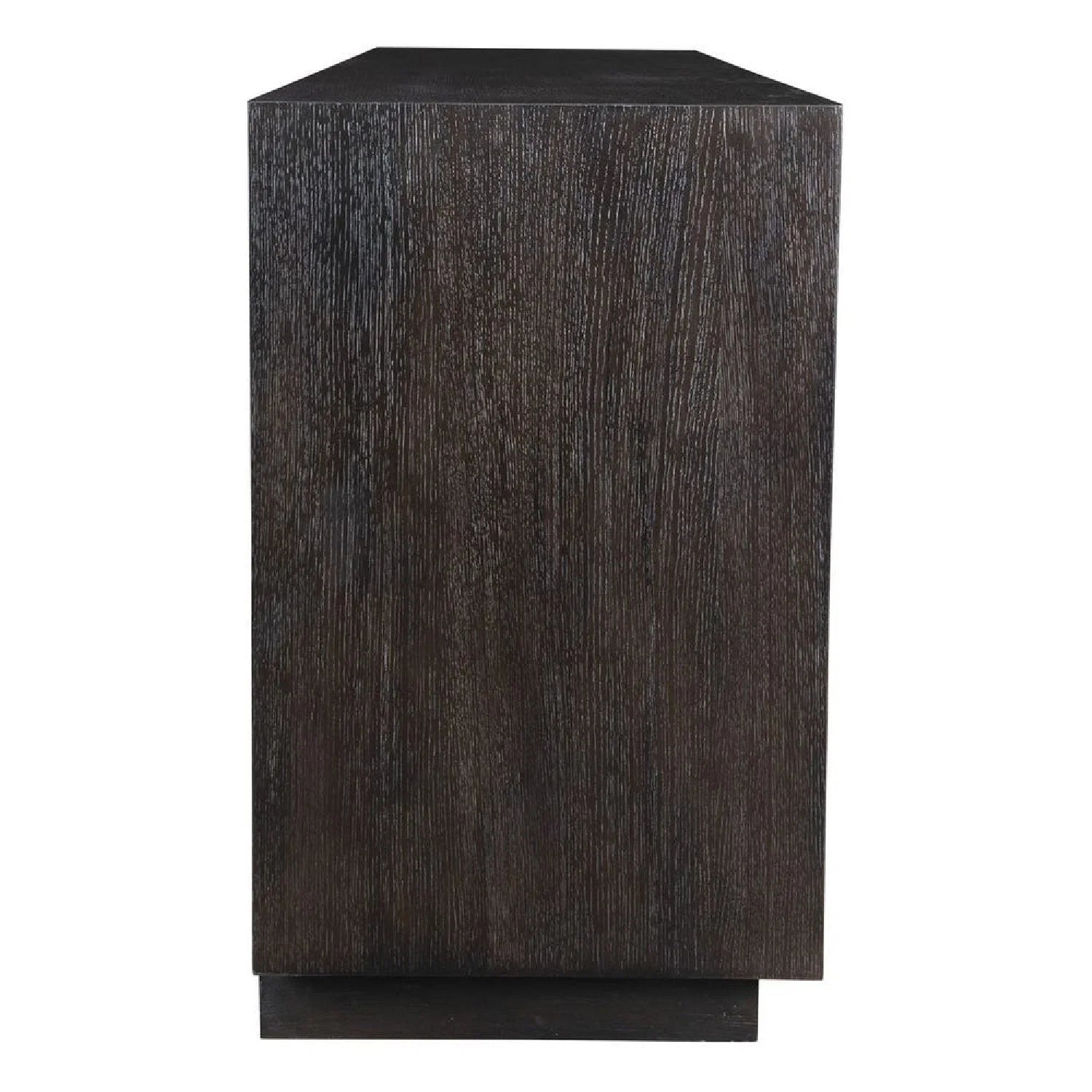 Luxury Modern Oak Wood 4-Door Cabinet European Style for Villa