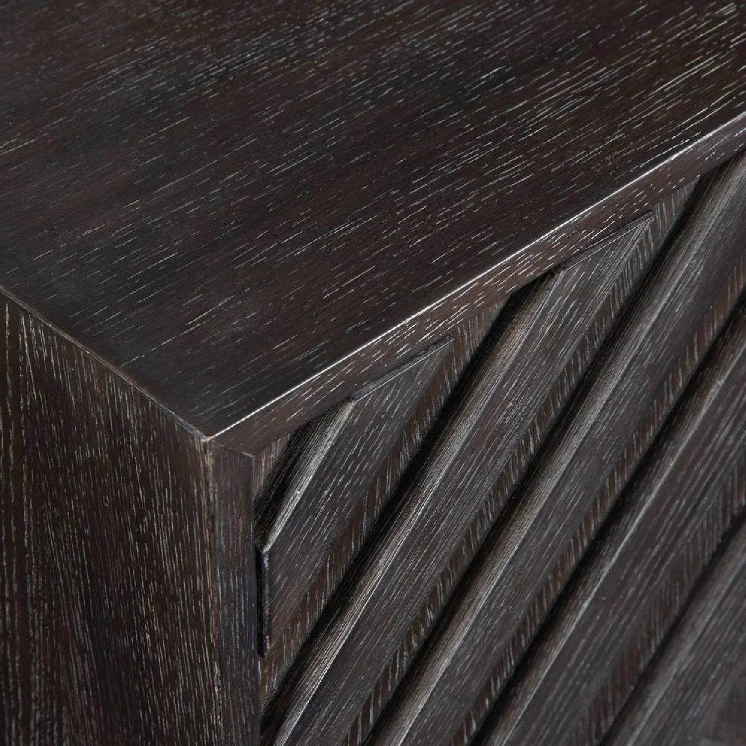 Luxury Modern Oak Wood 4-Door Cabinet European Style for Villa
