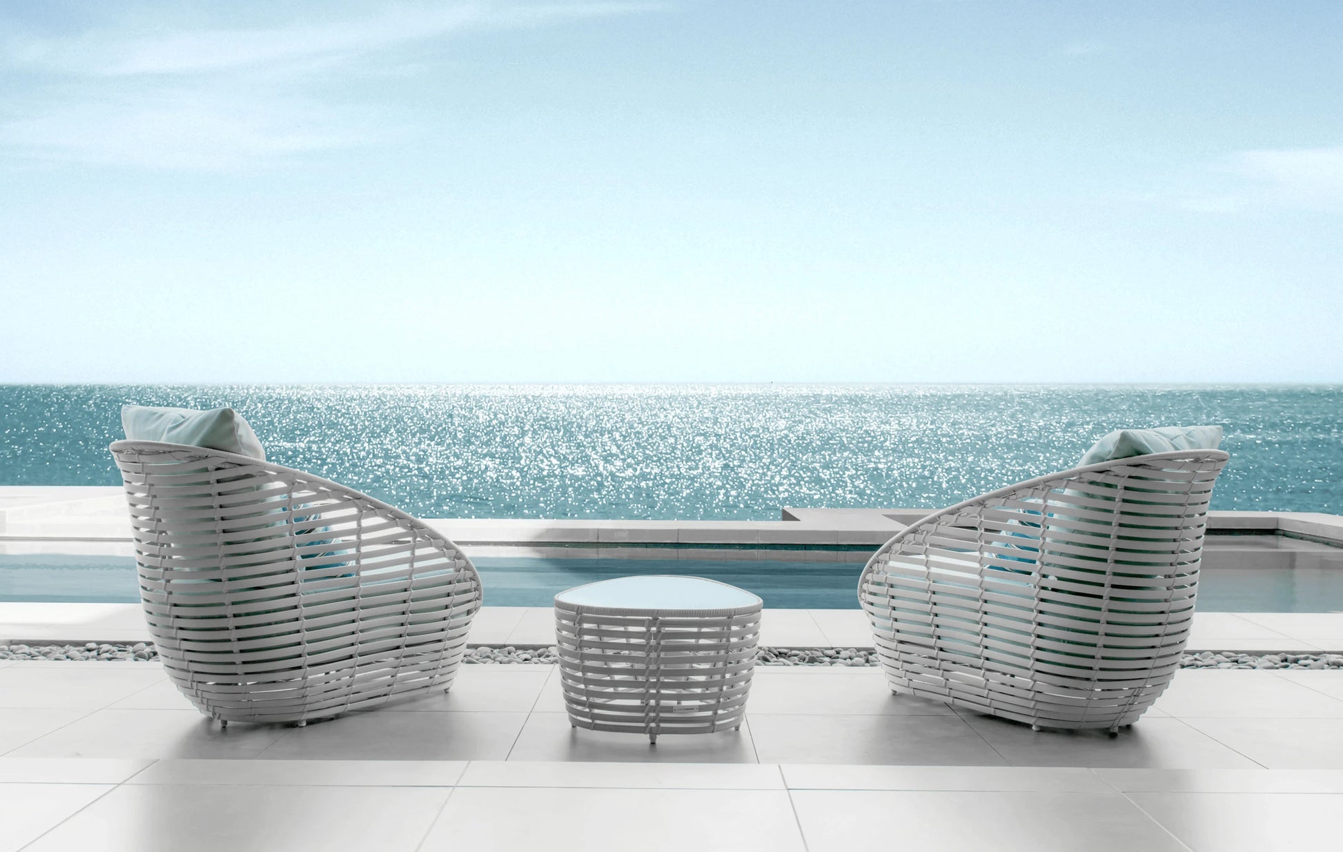 Luxury Modern Oasis Coffee Table European Style for Villa