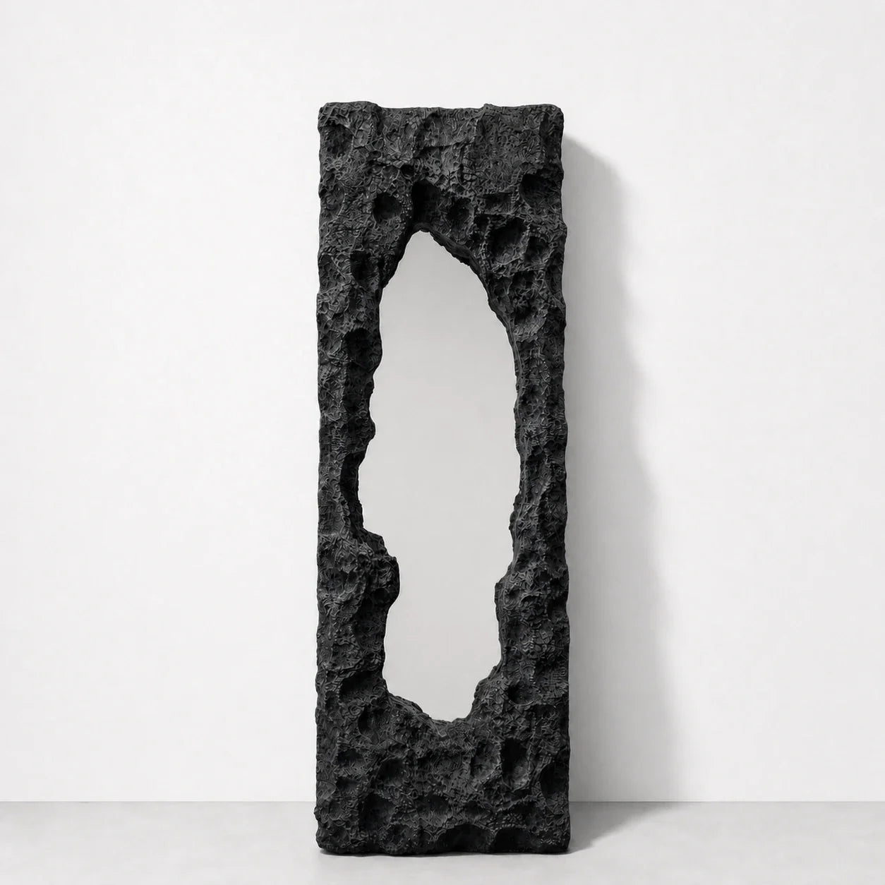 Luxury Modern Obsidian Fissure Mirror European Style for Villa