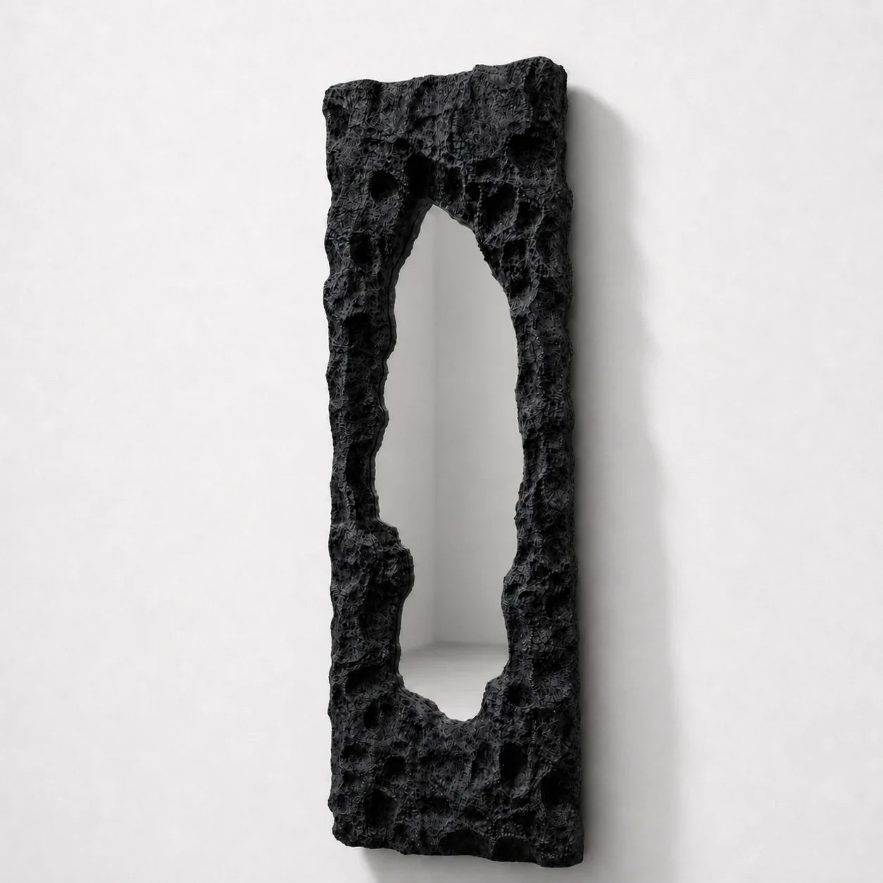 Luxury Modern Obsidian Fissure Mirror European Style for Villa