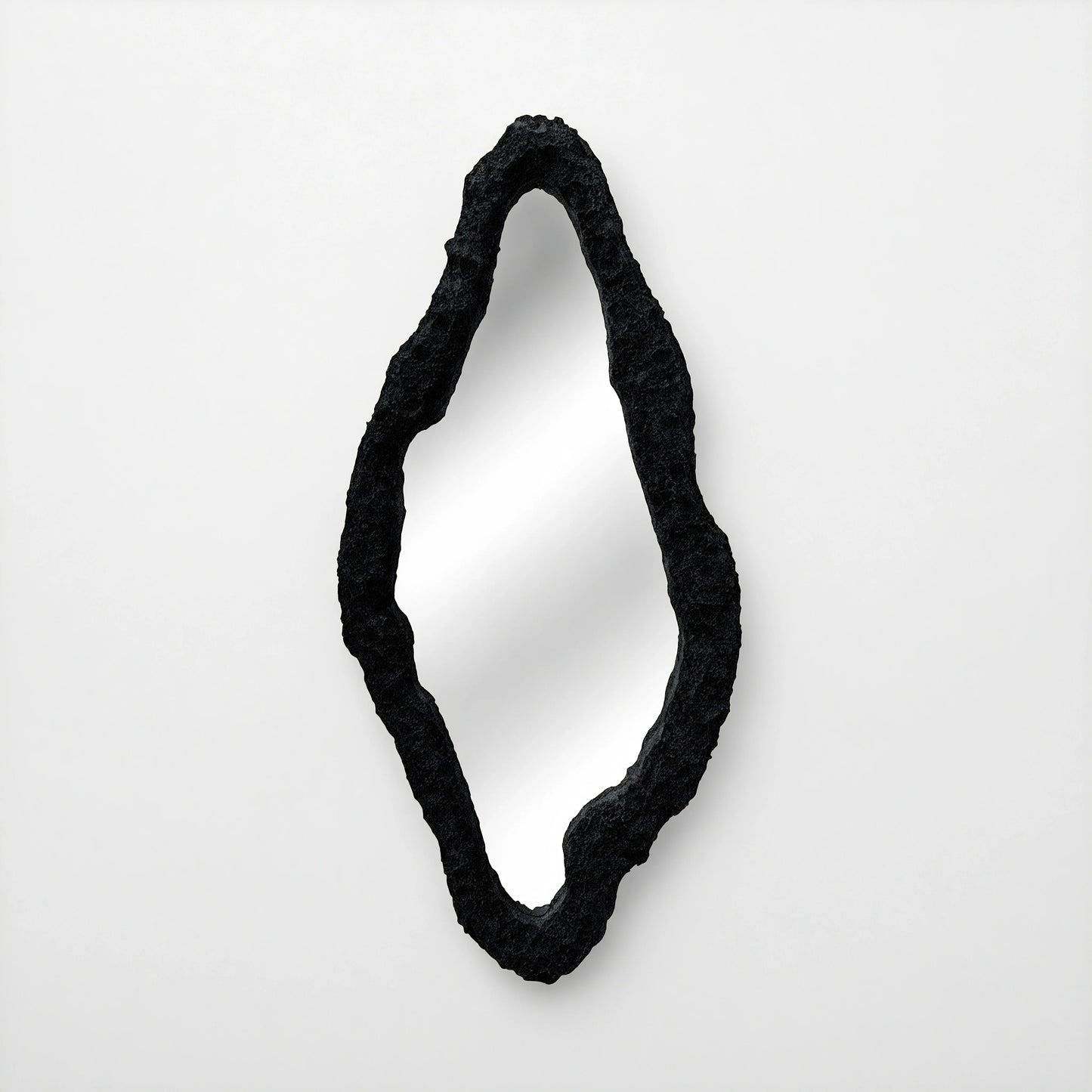 Luxury Modern Obsidian Shard Mirror European Style for Villa