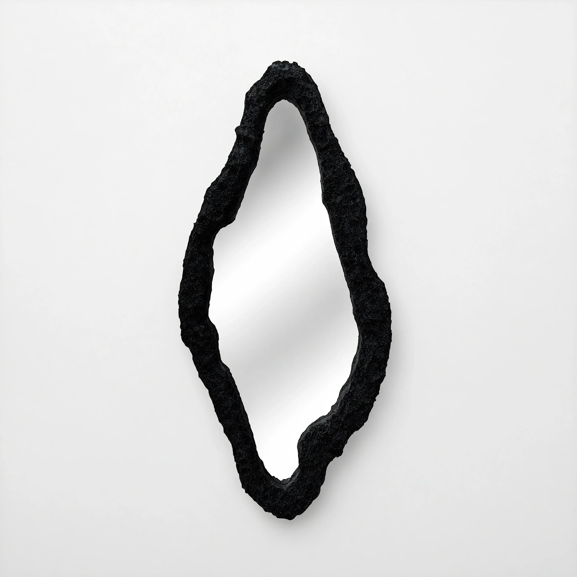 Luxury Modern Obsidian Shard Mirror European Style for Villa