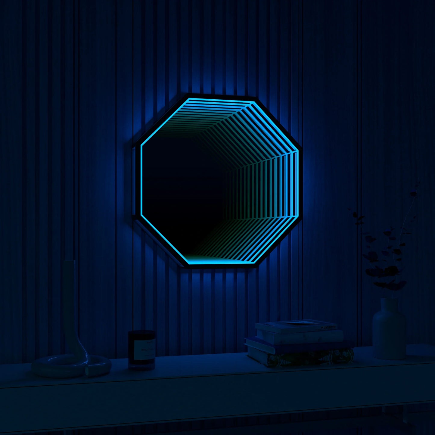 Luxury Modern Octagon Mirror European Style for Villa