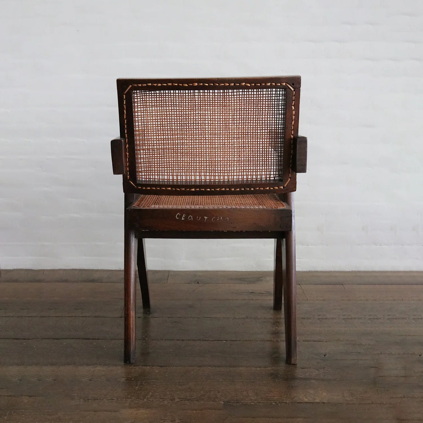 Luxury Modern Office Cane Dining Chair European Style for Villa