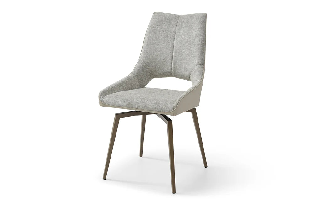 Luxury Modern Ohana Swivel Dining Chair European Style for Villa