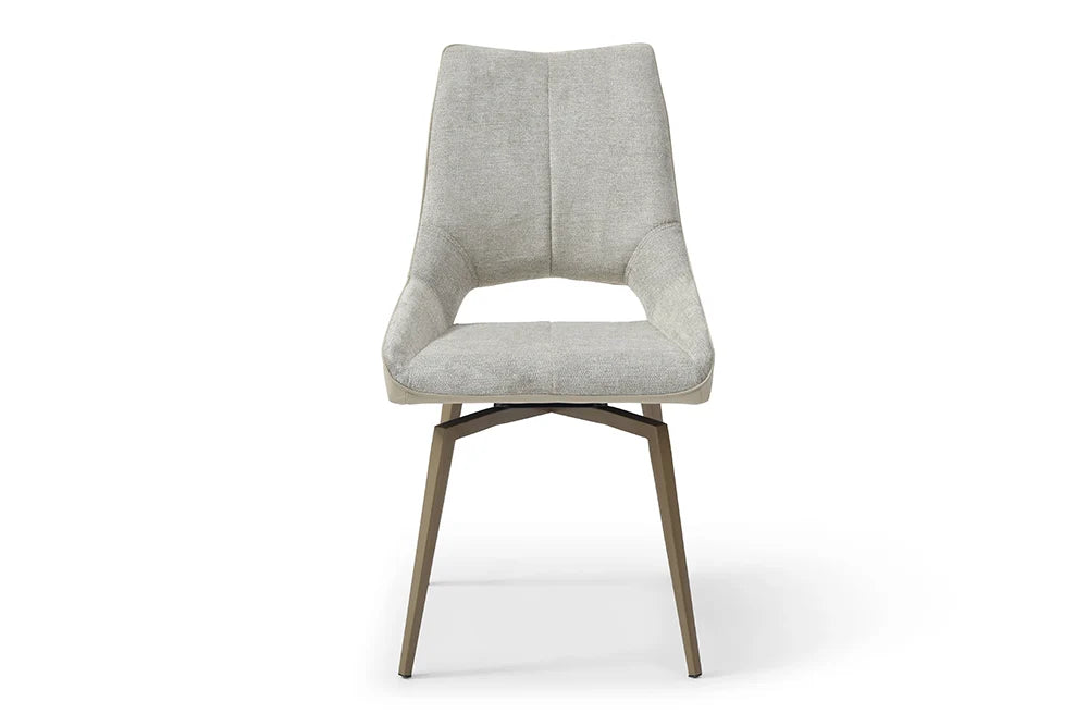 Luxury Modern Ohana Swivel Dining Chair European Style for Villa