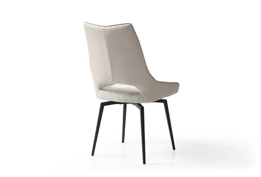 Luxury Modern Ohana Swivel Dining Chair European Style for Villa