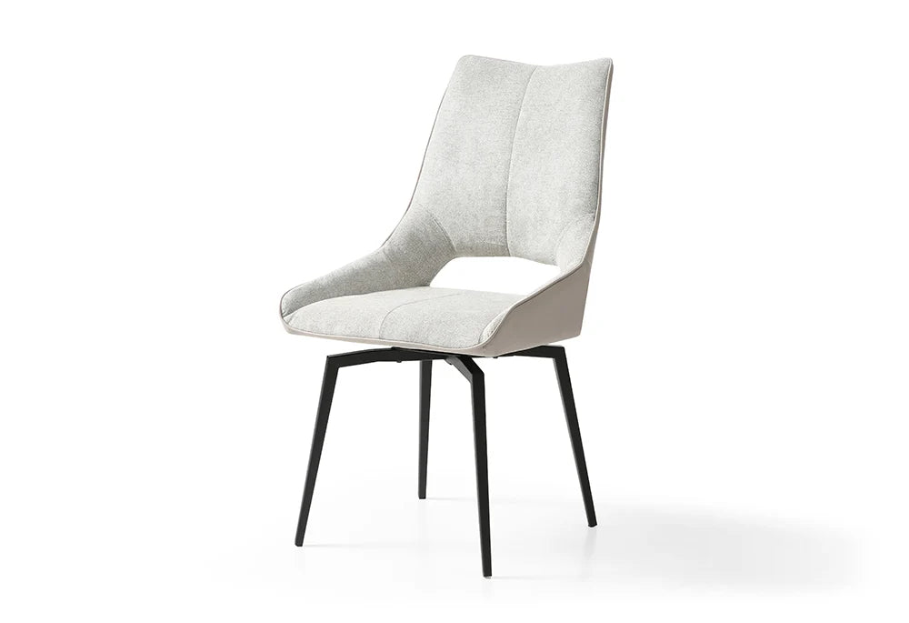 Luxury Modern Ohana Swivel Dining Chair European Style for Villa