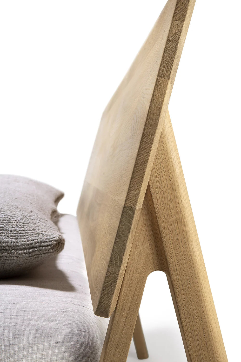 Luxury Modern Oiled Oak Bed European Style for Villa