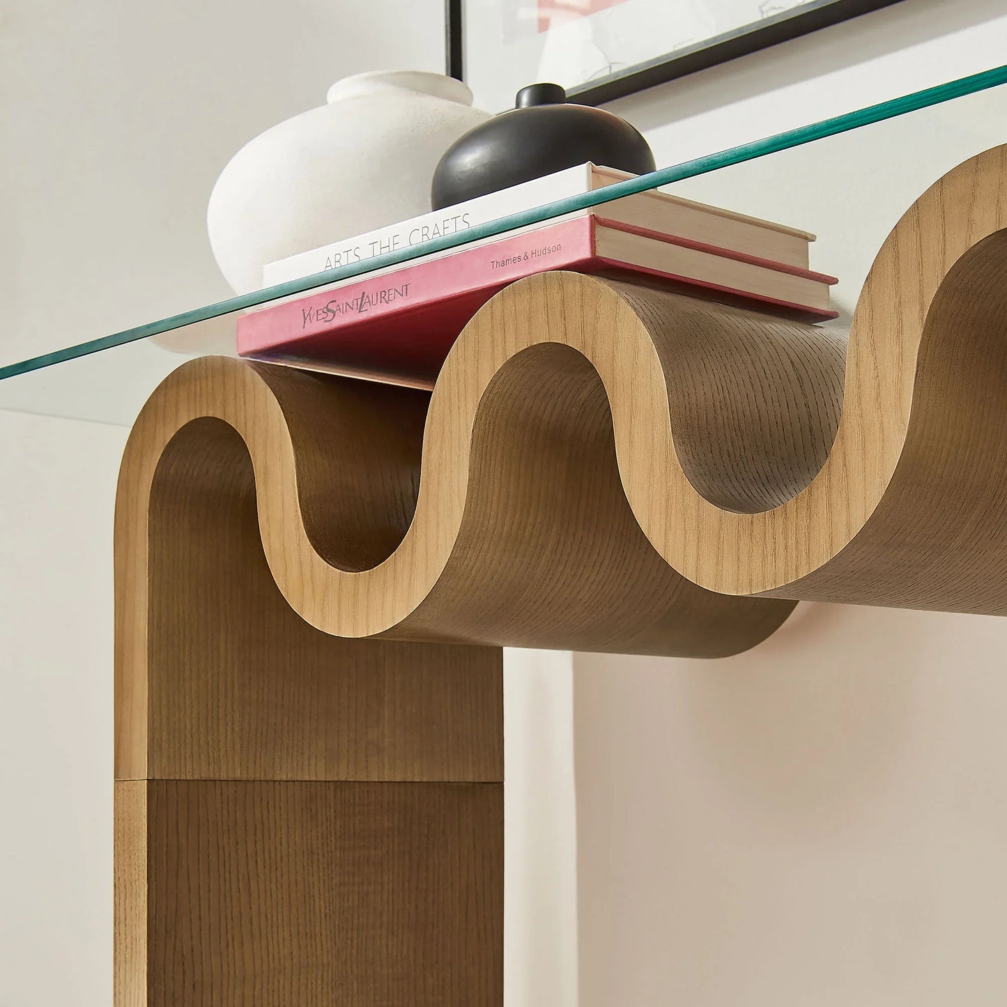 Luxury Modern Onda Console Table European Style for Villa