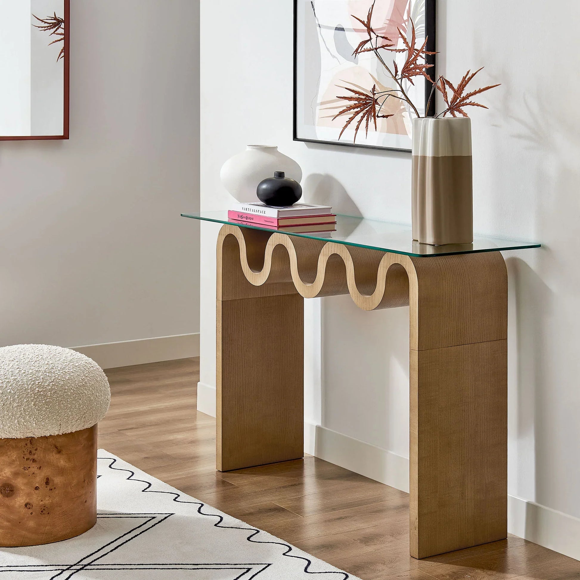 Luxury Modern Onda Console Table European Style for Villa