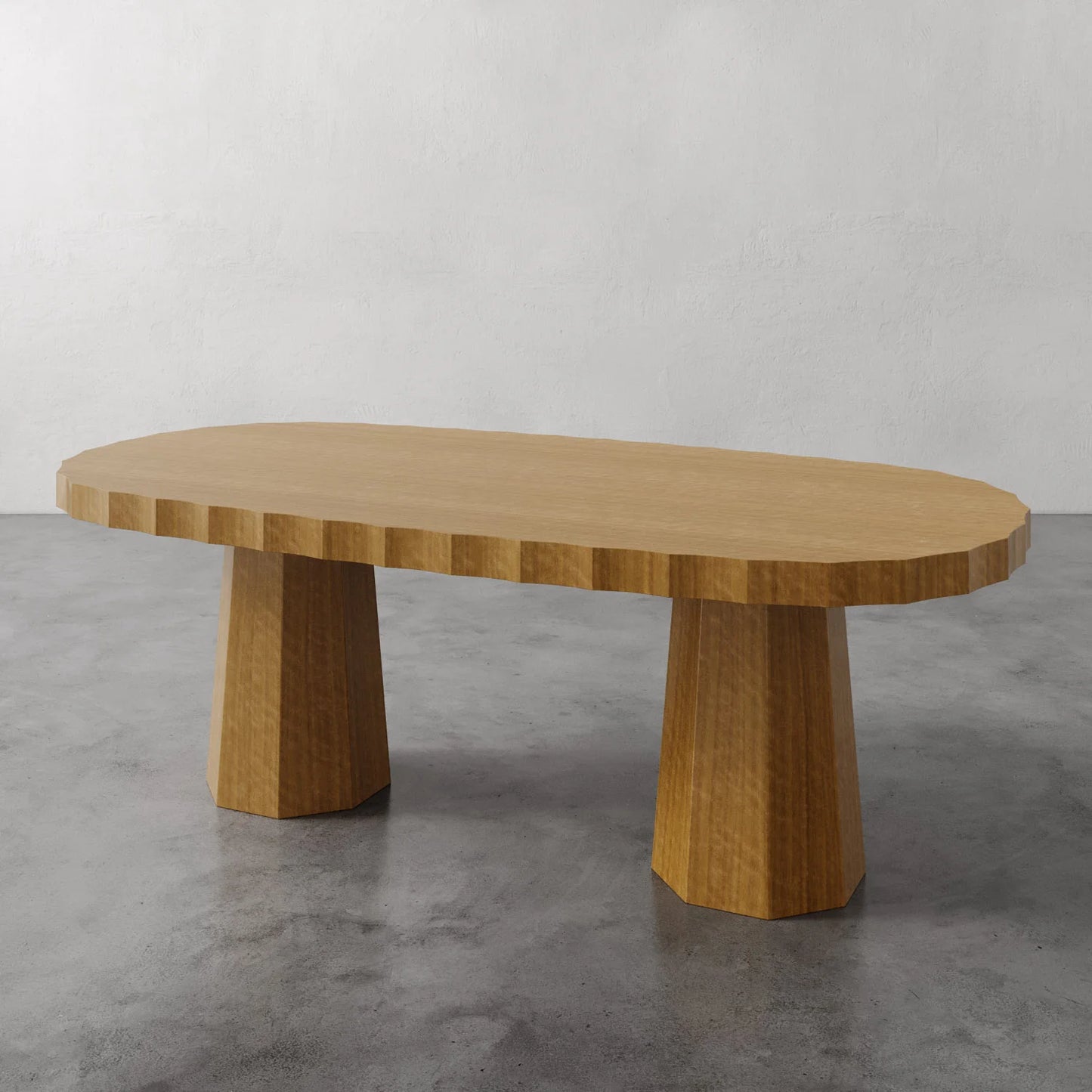 Luxury Modern Ondara Oblong Dining Table European Style for Villa