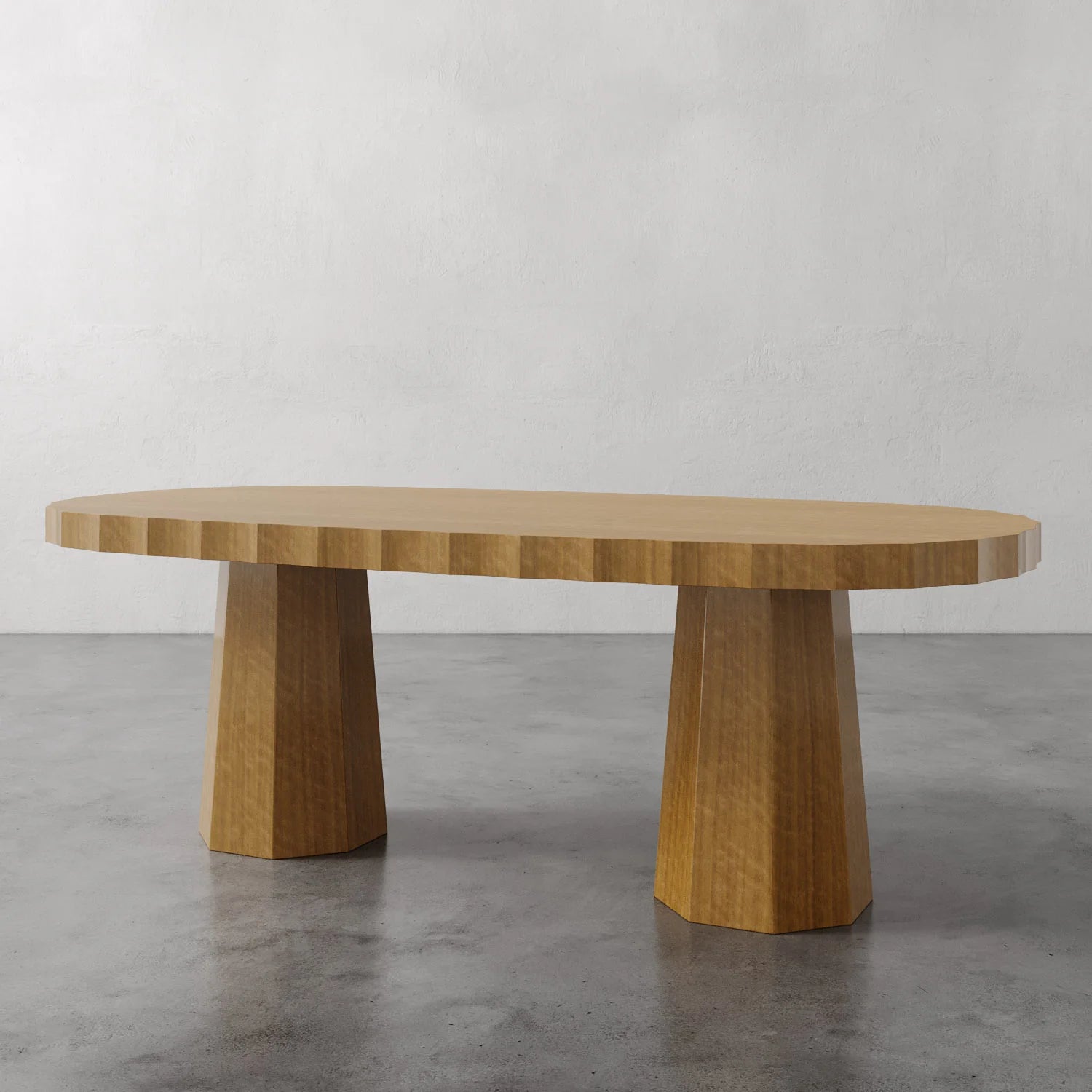 Luxury Modern Ondara Oblong Dining Table European Style for Villa