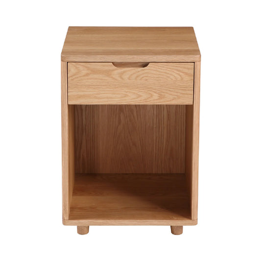 Luxury Modern Osamu 1-Drawer Nightstand European Style for Villa