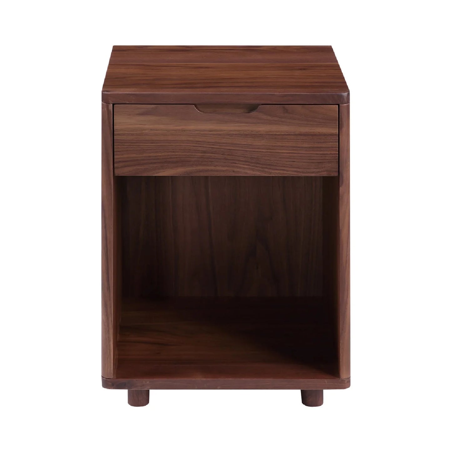 Luxury Modern Osamu 1-Drawer Nightstand European Style for Villa